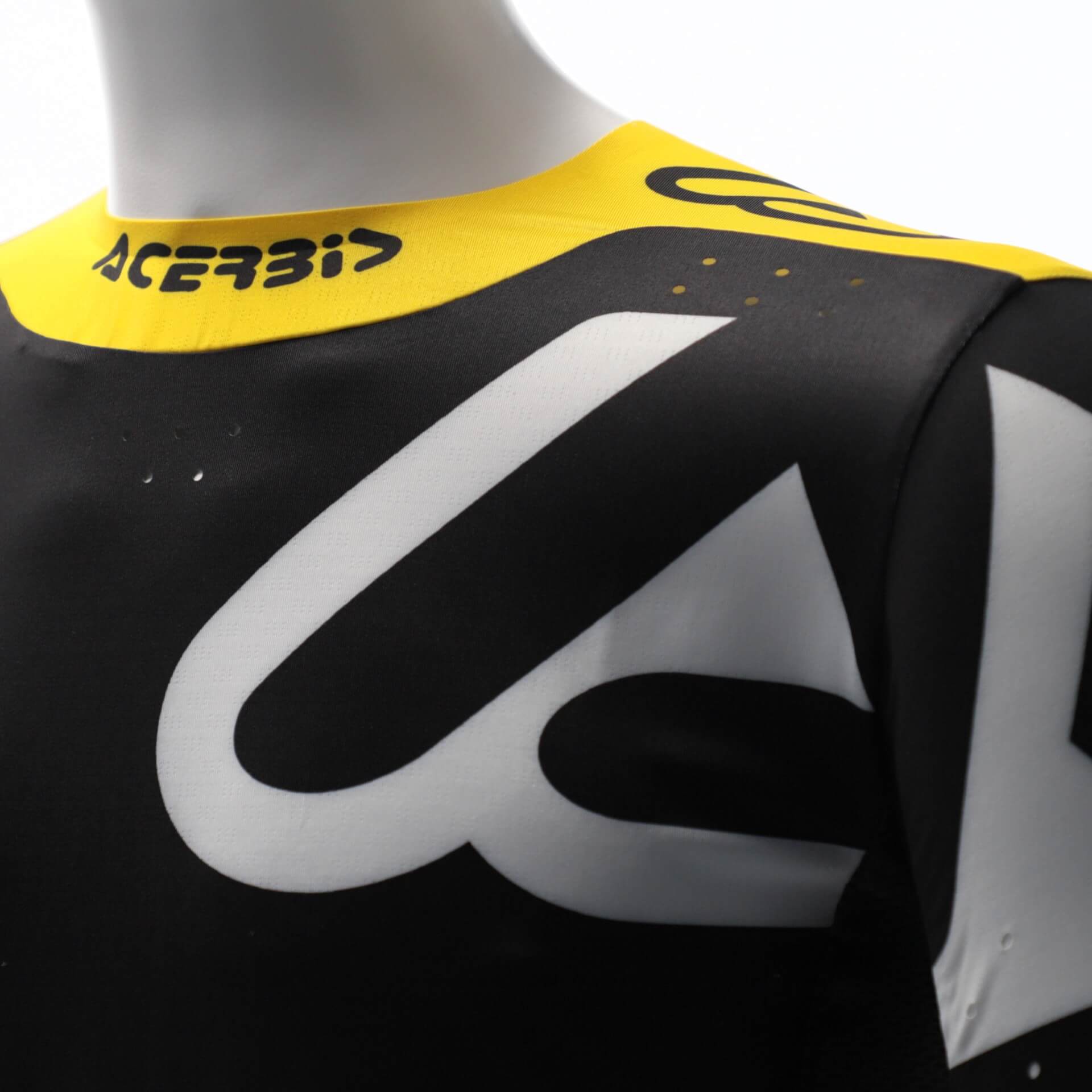 acerbis maillot x flex anaheim noir jaune logo