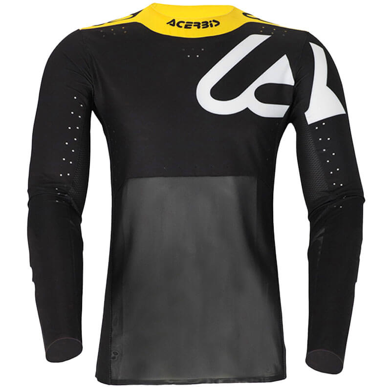 acerbis maillot x flex anaheim noir jaune