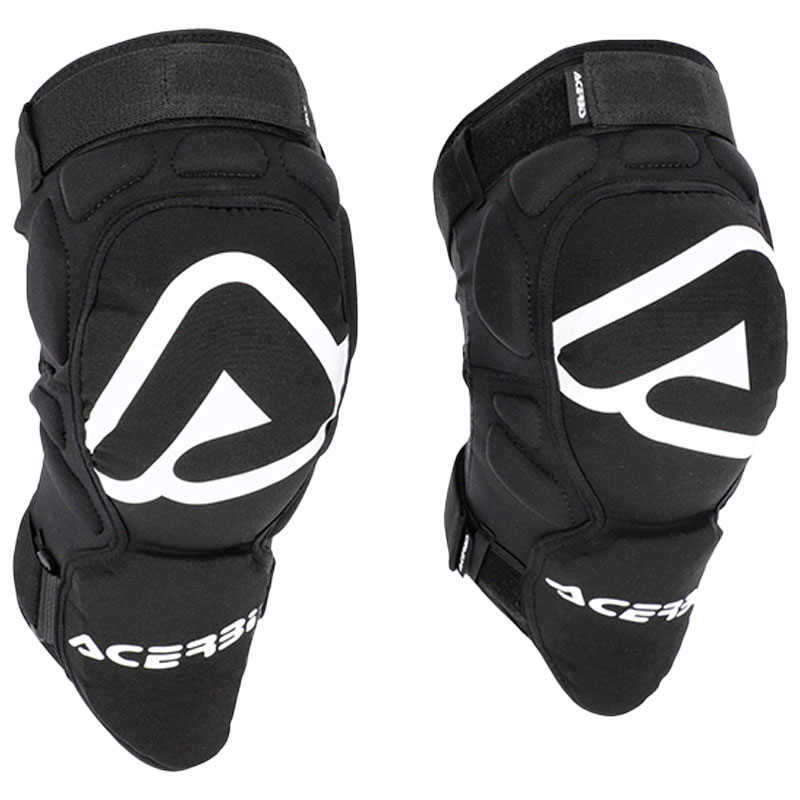 acerbis protection genoux soft noir blanc sx