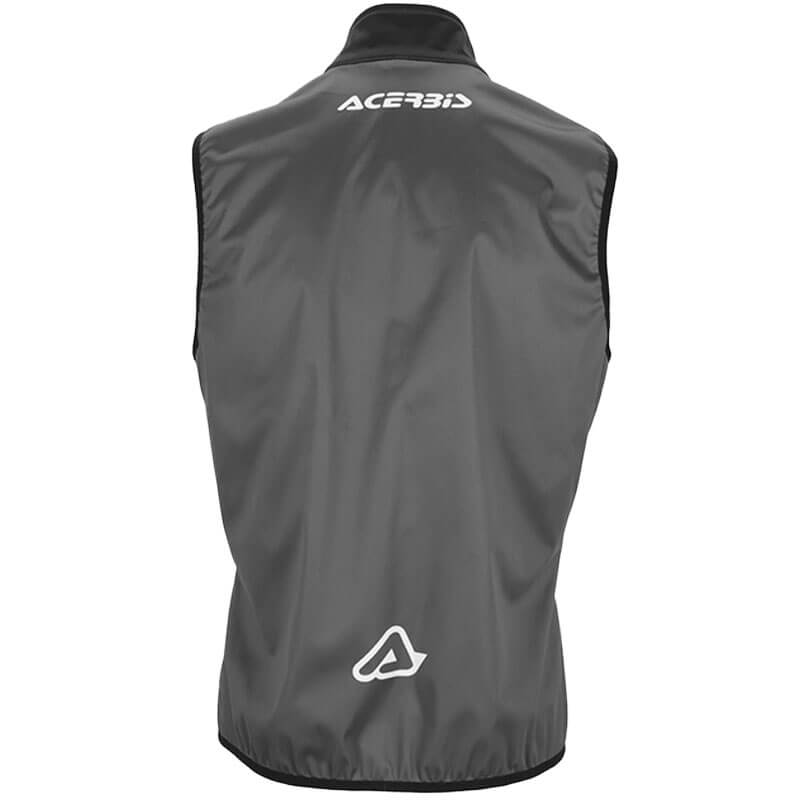 bodywarmer acerbis softshell linear noir gris enduro