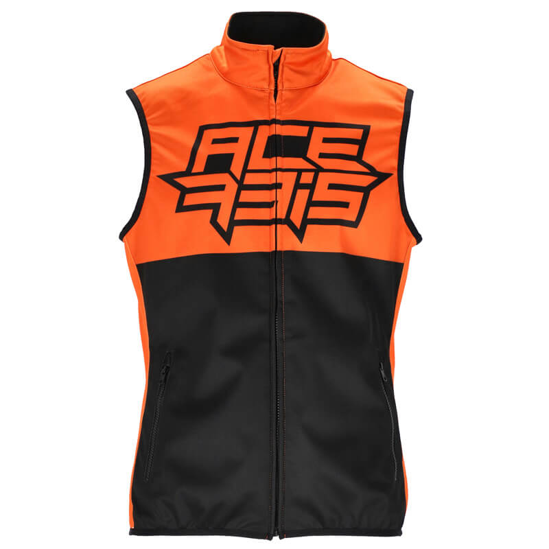 bodywarmer acerbis softshell linear orange 2024 cross