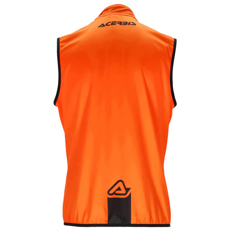 bodywarmer acerbis softshell linear orange 2024 enduro