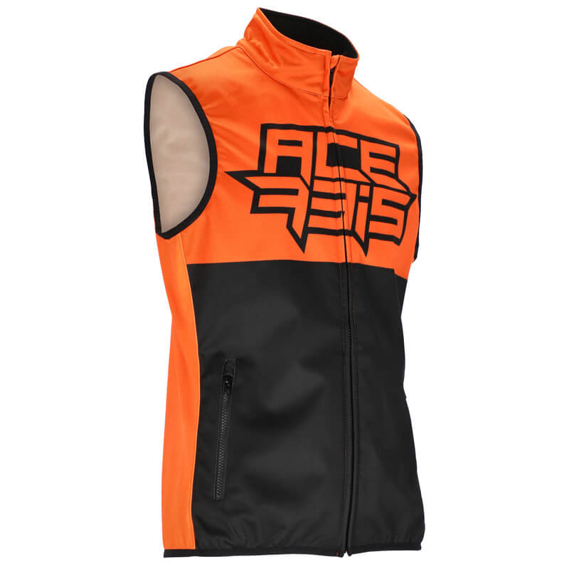 bodywarmer acerbis softshell linear orange 2024