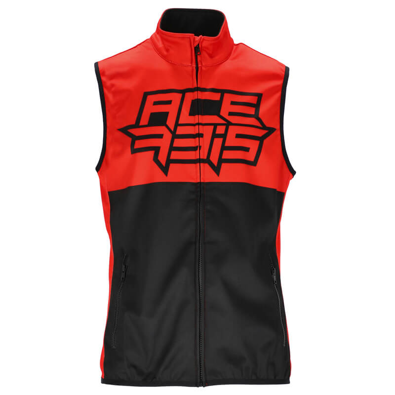 bodywarmer acerbis softshell linear rouge 2024 cross