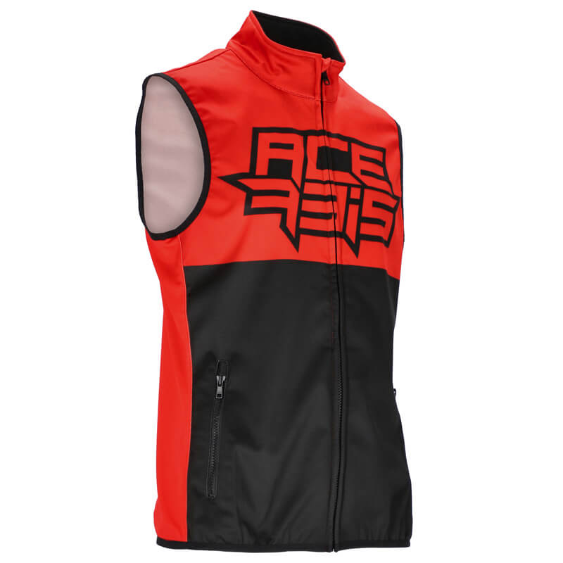 bodywarmer acerbis softshell linear rouge 2024