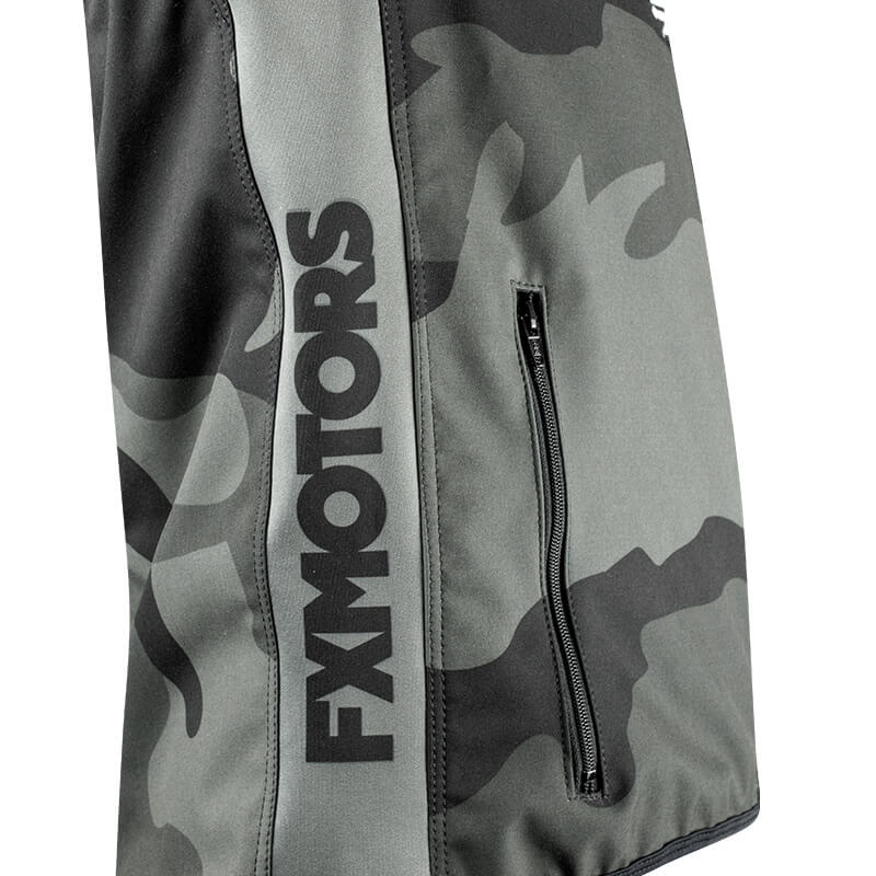 bodywarmer enfant fxmotors camo 2020 gris motocross