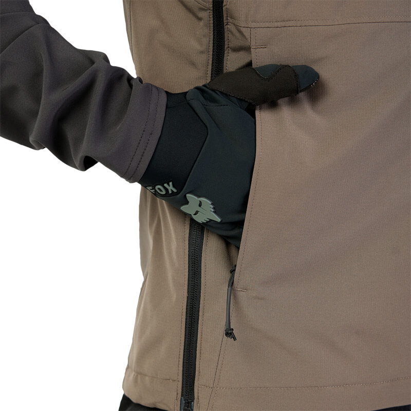 bodywarmer fox racing ranger marron 2024 poche