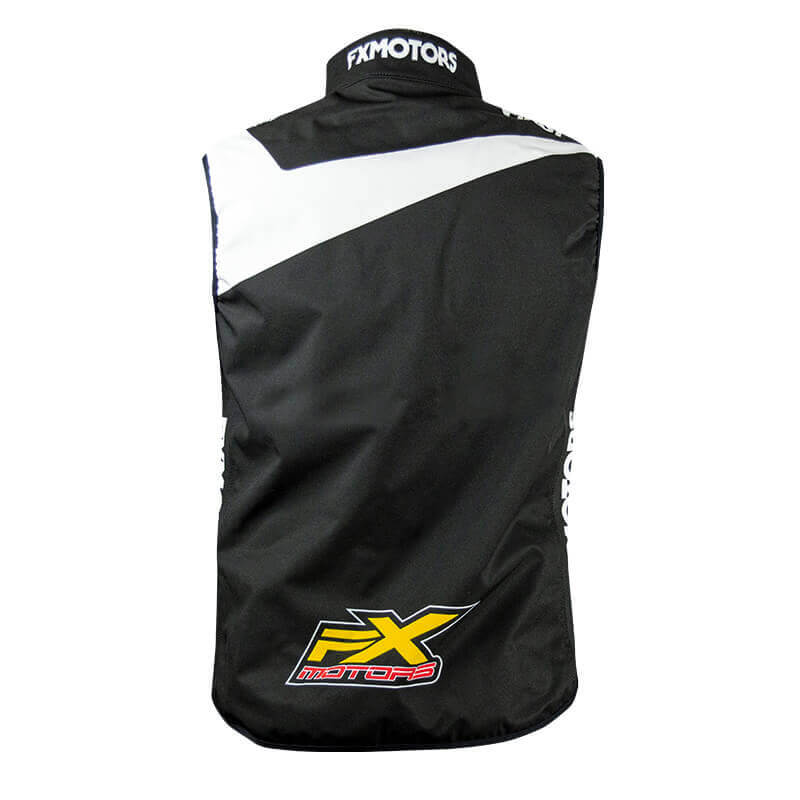 bodywarmer fxmotors racing noir 2020 cross