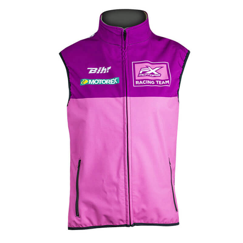 bodywarmer fxmotors violet rose femme