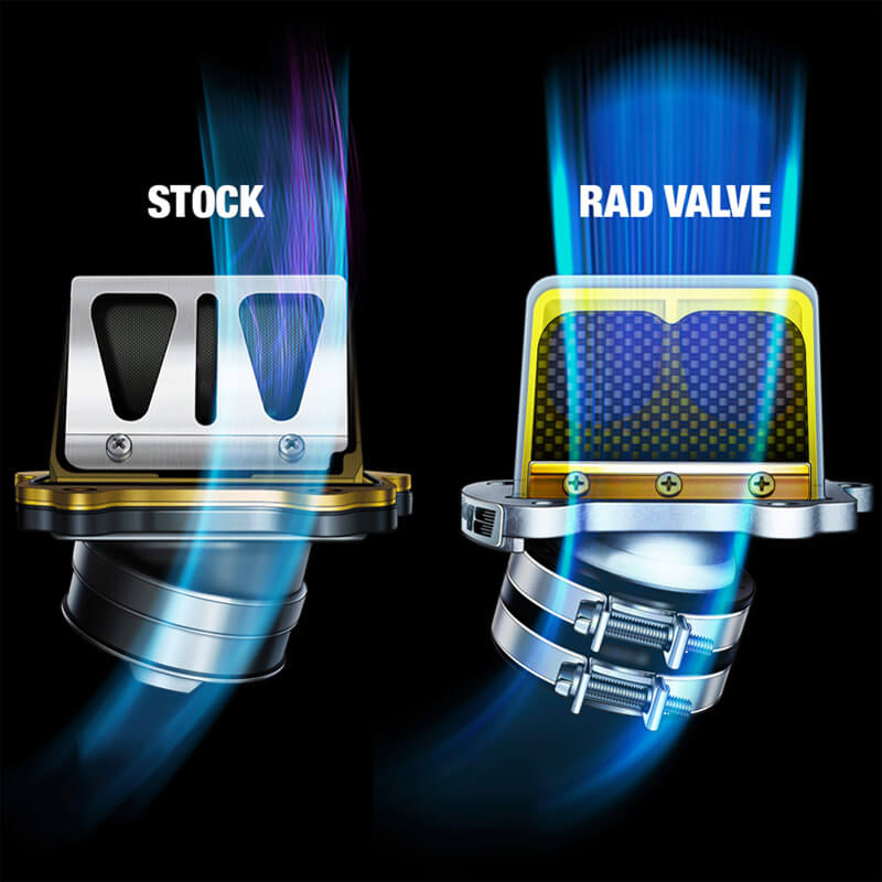 boite a clapet boyesen RC2  rad valve comparaison