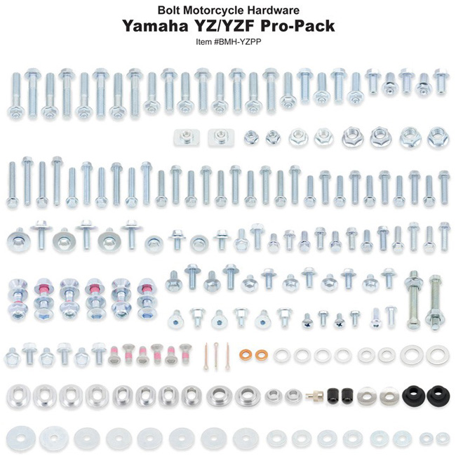 boite de vis complete bolt pro pack yamaha yz yzf