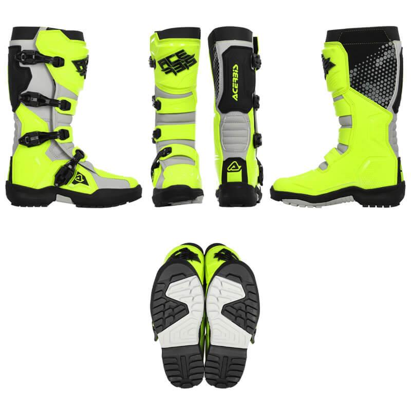 botte acerbis artiglio jaune fluo 2024 cross