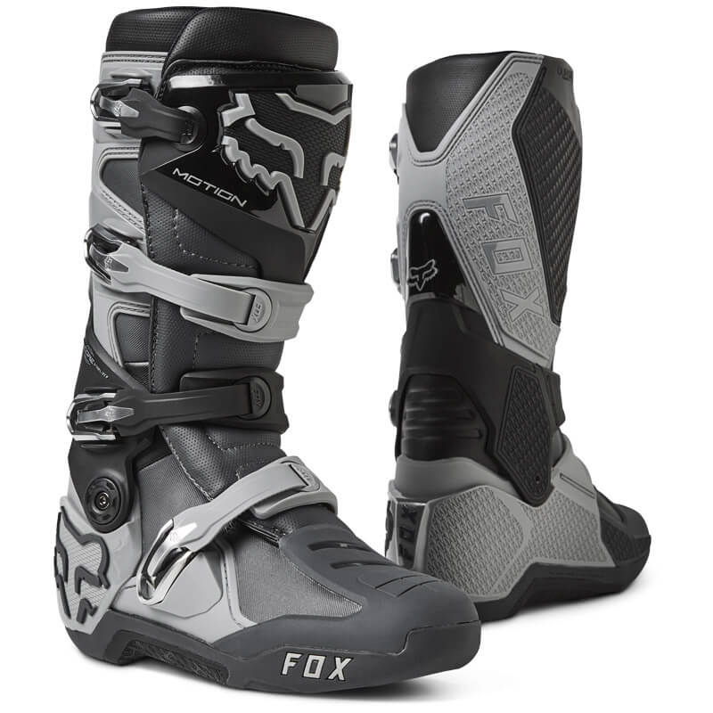 botte cross fox racing motion gris 2024 destock