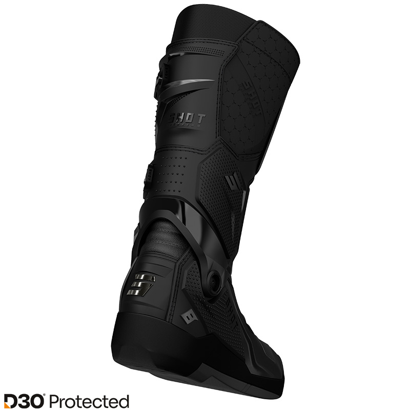 botte cross shot race8 D3O Noir 2026 3