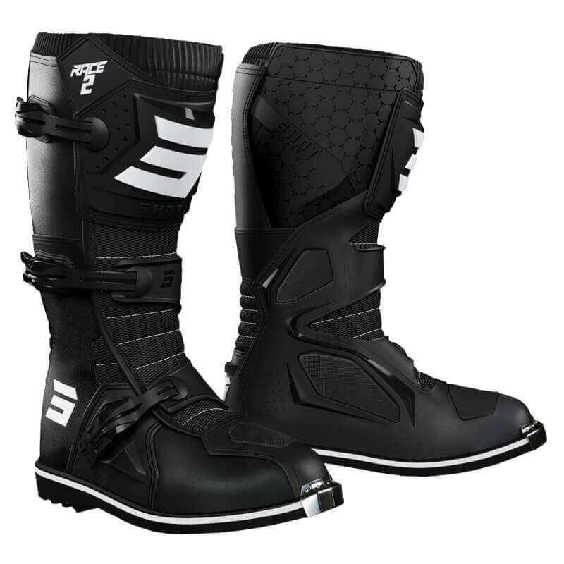 botte enfant shot race noir 2023