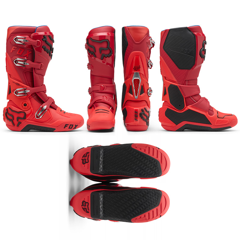 botte fox racing 2027 instinct rouge moto