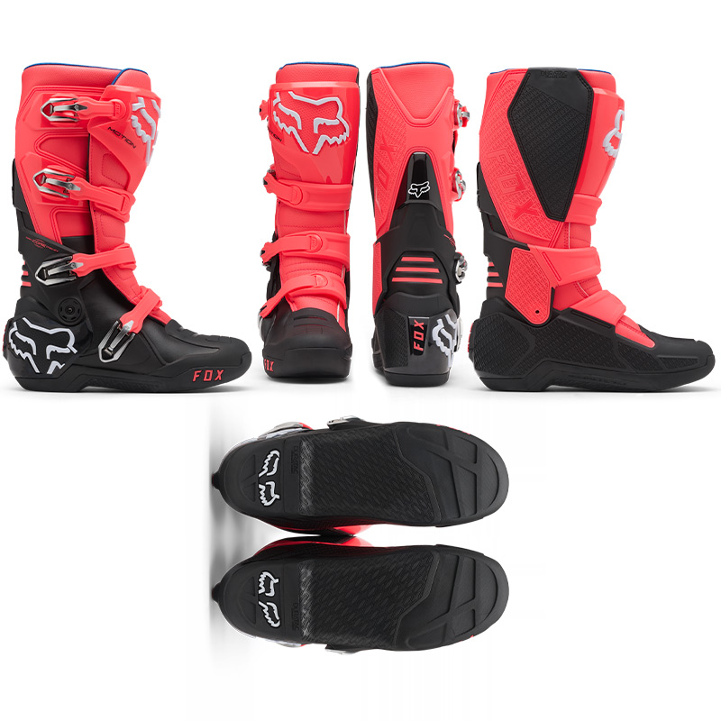 botte fox racing 2027 motion noir rose moto