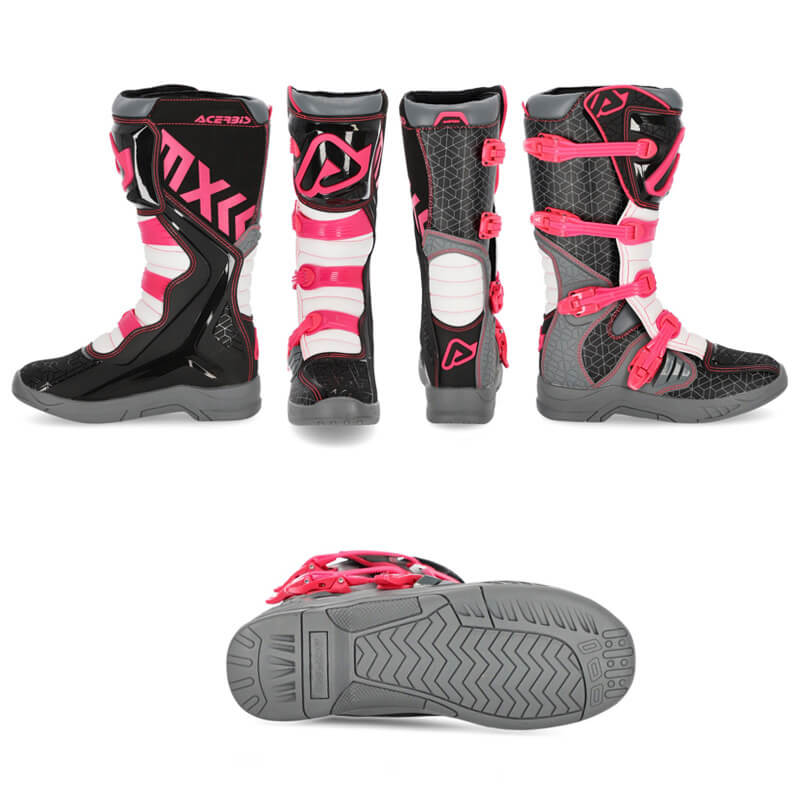 bottes acerbis x team noir rose 2023 cross