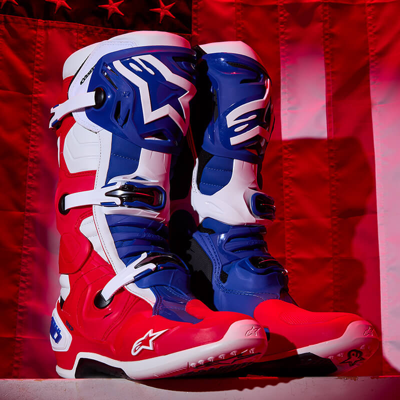 bottes alpinestars LE red bud 26