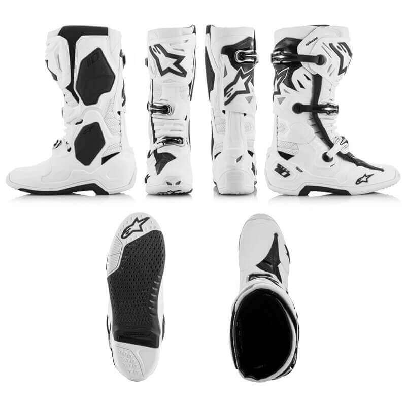 bottes alpinestars tech 10 supervented blanc 2024 mx