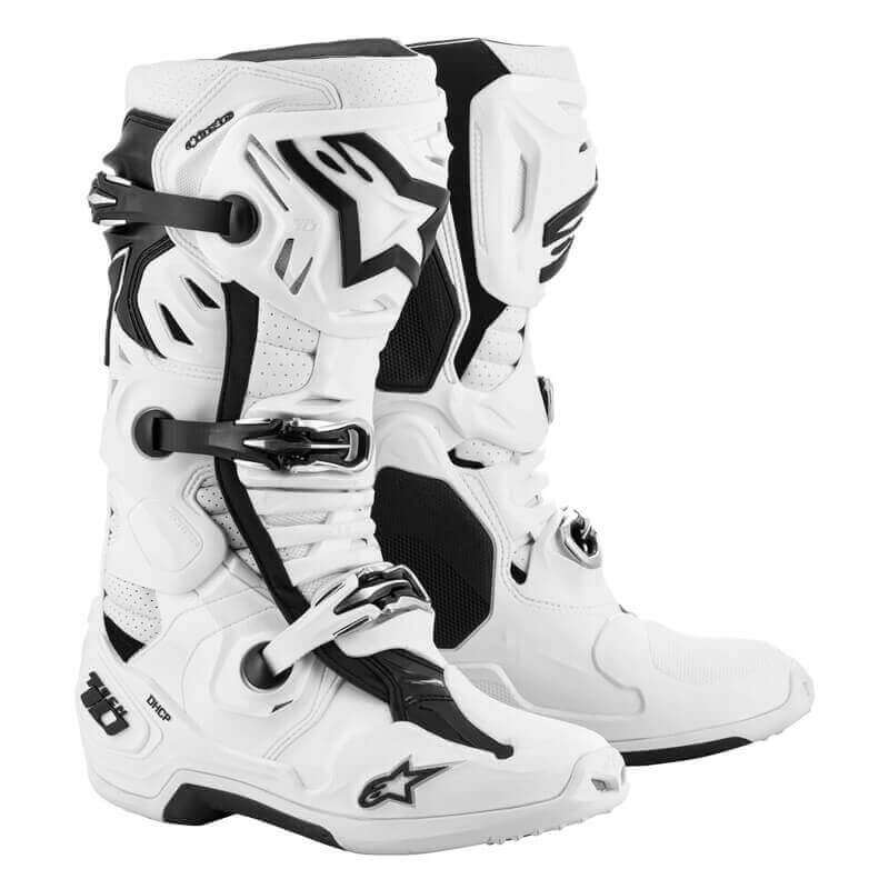 bottes alpinestars tech 10 supervented blanc 2024