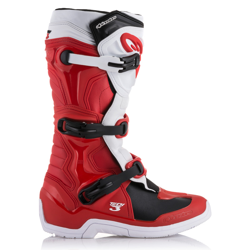 Bottes Alpinestars RougeBlanc Tech 3 Motocross QxtshrdC
