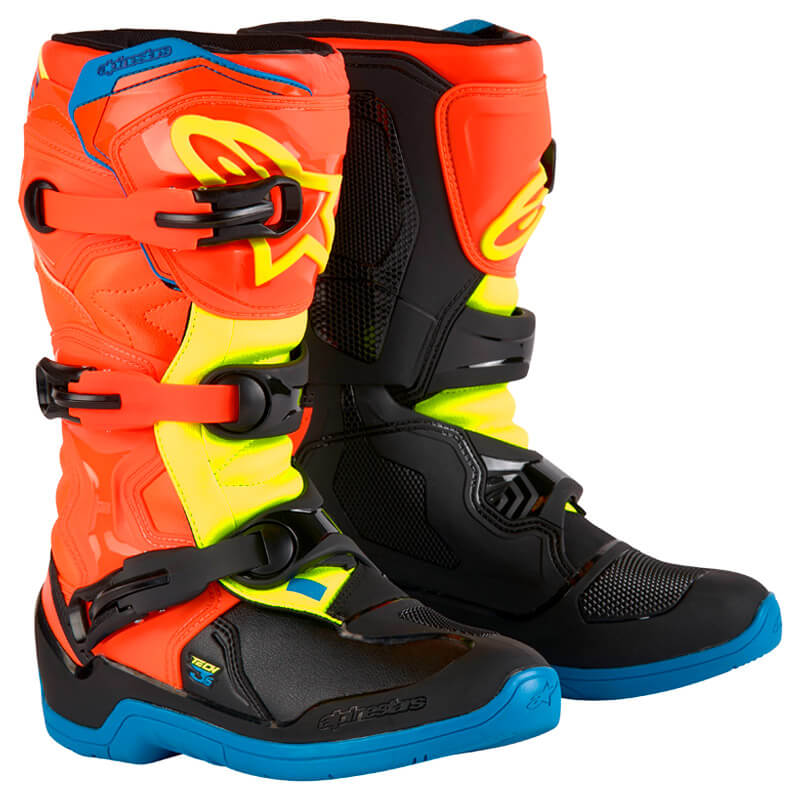 bottes alpinestars tech 3s enfant 2024 orange mx