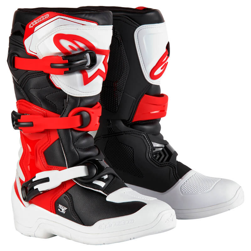 bottes alpinestars tech 3s enfant 2024 rouge mx