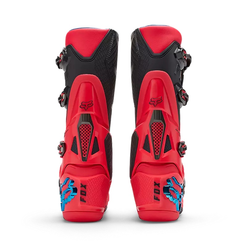 bottes cross Instinct Vision le 2026 rose fluo bleu