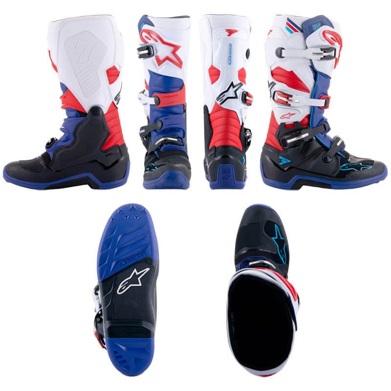 bottes cross alpinestars tech 7 bleu 2023 cross