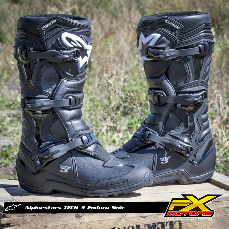 bottes cross alpinestars tech3 enduro noir 2018