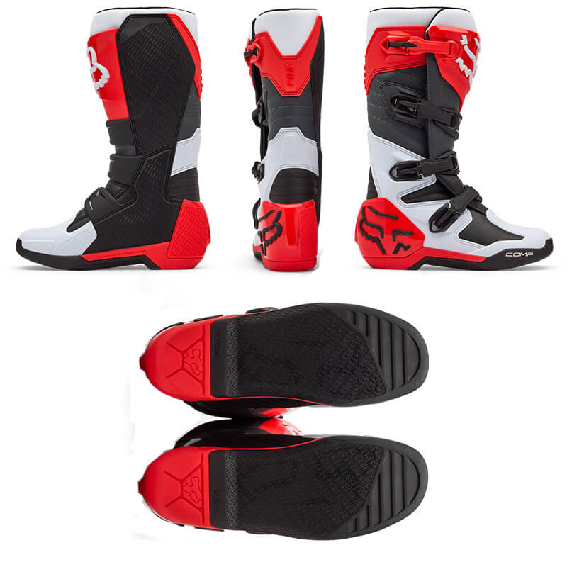 bottes cross comp rouge fluo noir 2026 mx