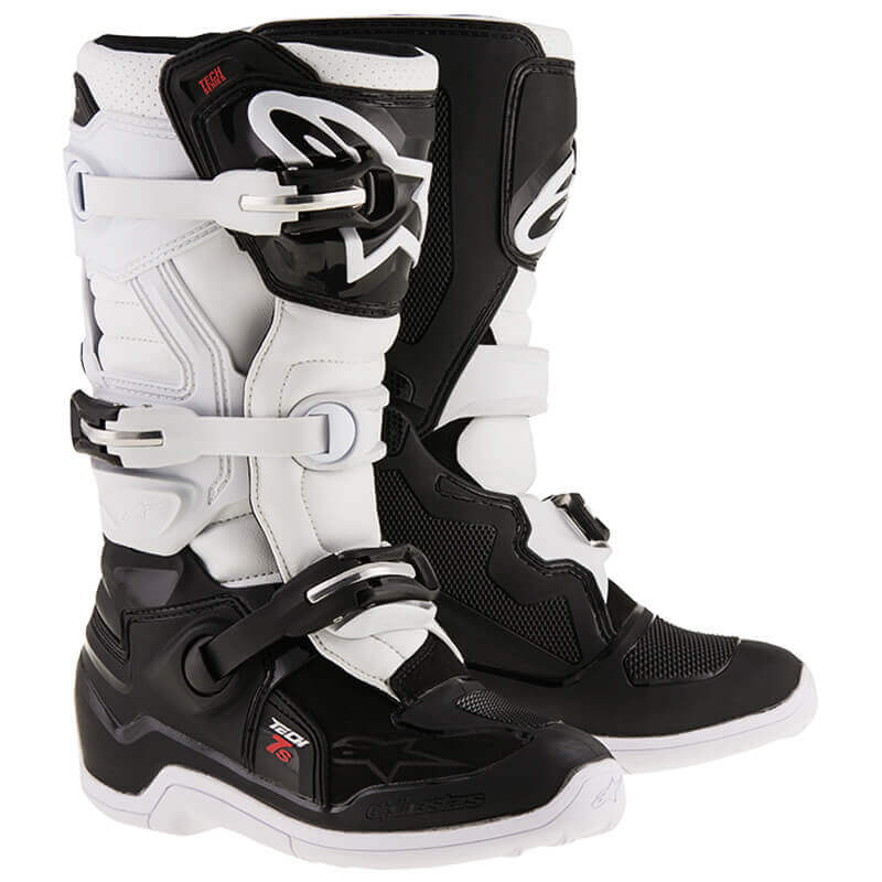 bottes cross enfant alpinestars tech 7s noir blanc 2024