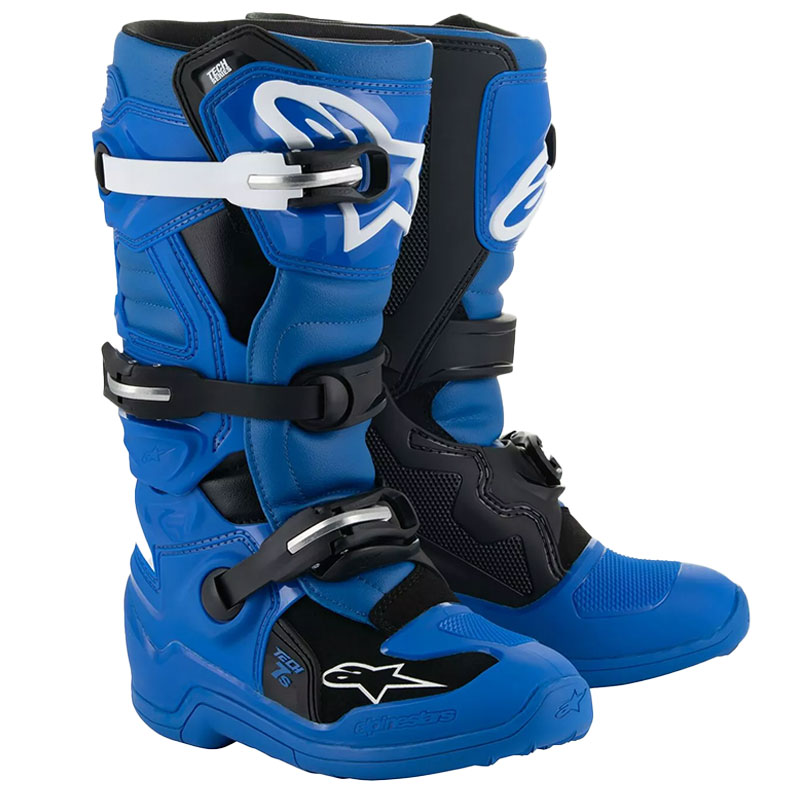 bottes cross enfant alpinestars tech7S 2025 bleu noir