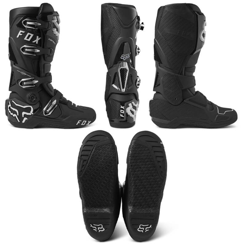 bottes cross fox instinct 2 0 2023 noir motocross