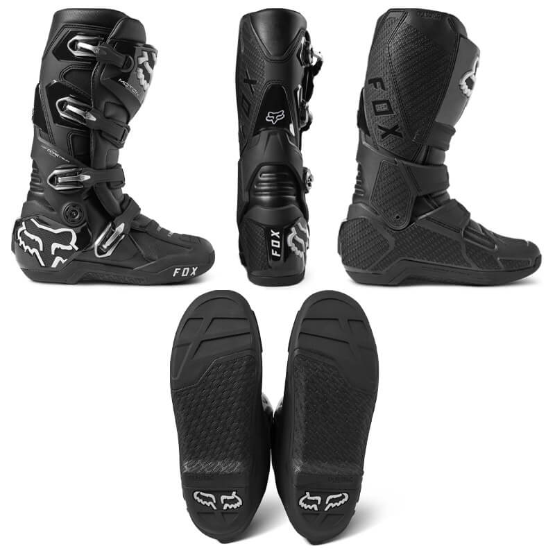 bottes cross fox racing motion 2023 noir motocross