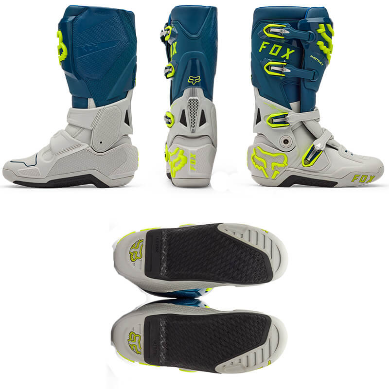 bottes cross instinct bleu gris mx