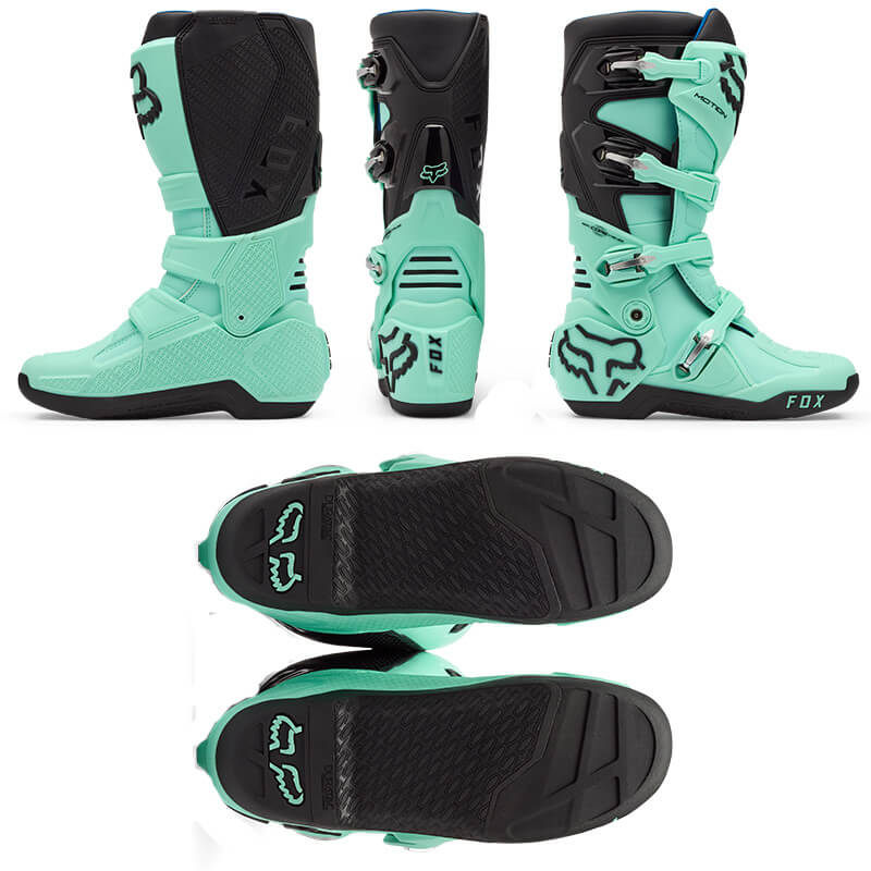 bottes cross motion turquoise  mx