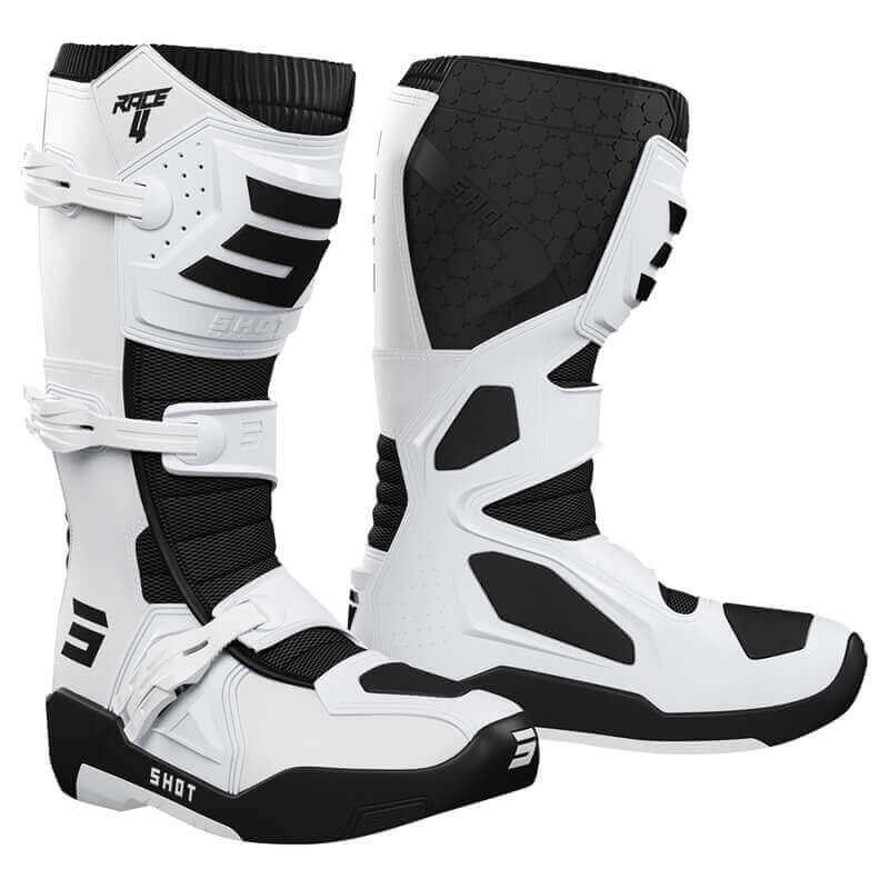 bottes cross shot race 4 blanc 2023