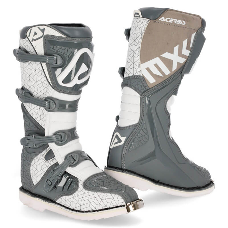 bottes enduro acerbis e team gris blanc 2023