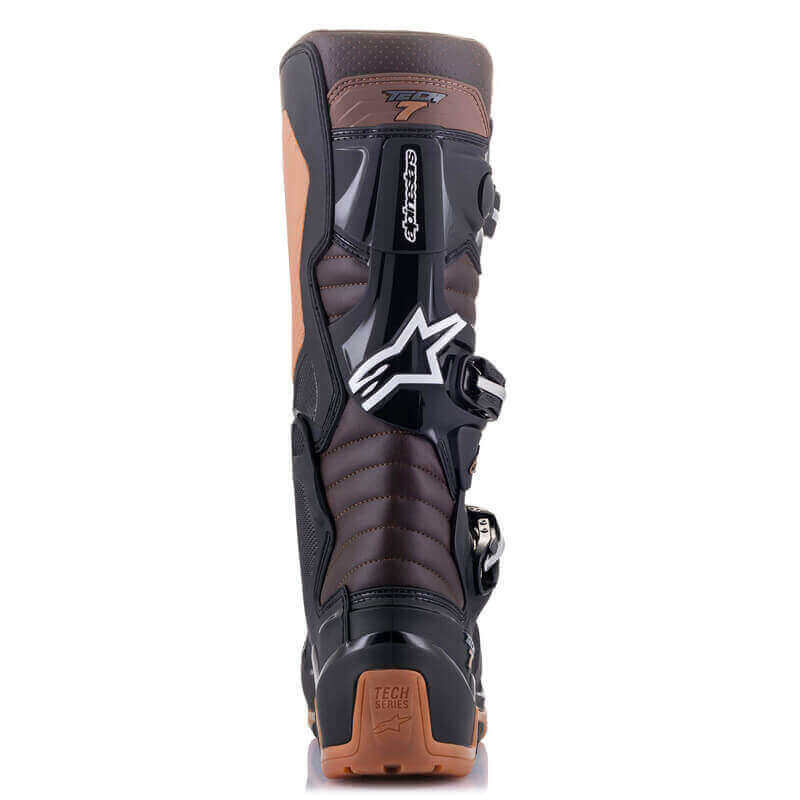 bottes enduro alpinestars tech 7 noir marron 2024 tout terrain