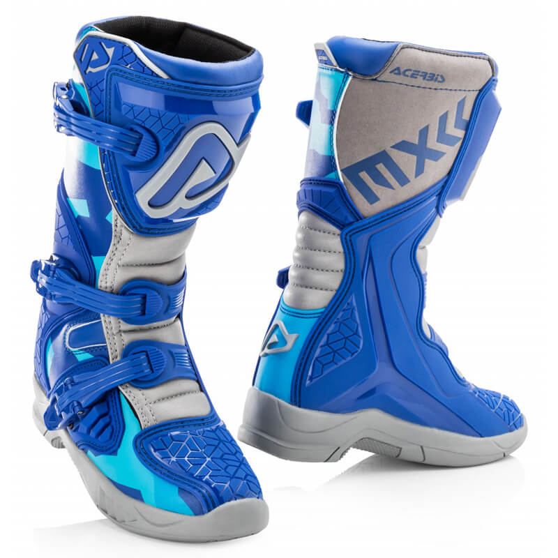 bottes enfant acerbis x team bleu 2023