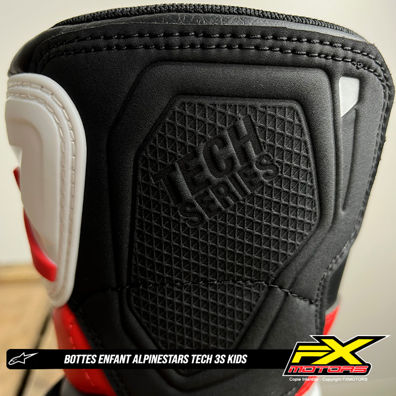 bottes enfant motocross alpinestars tech 3s kids rouge 2024 