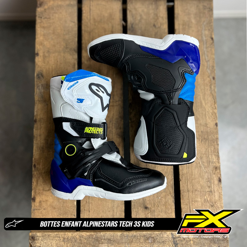 bottes enfant motocross enduro alpinestars tech 3s kids 2024 