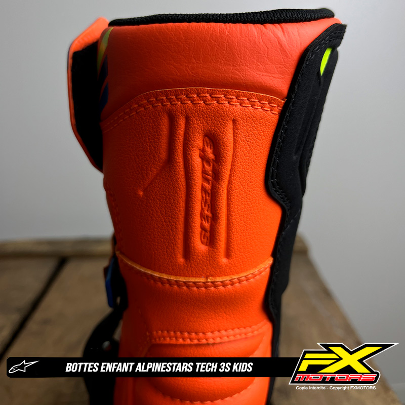 bottes enfant motocross enduro cross alpinestars tech 3s kids orange 2024 