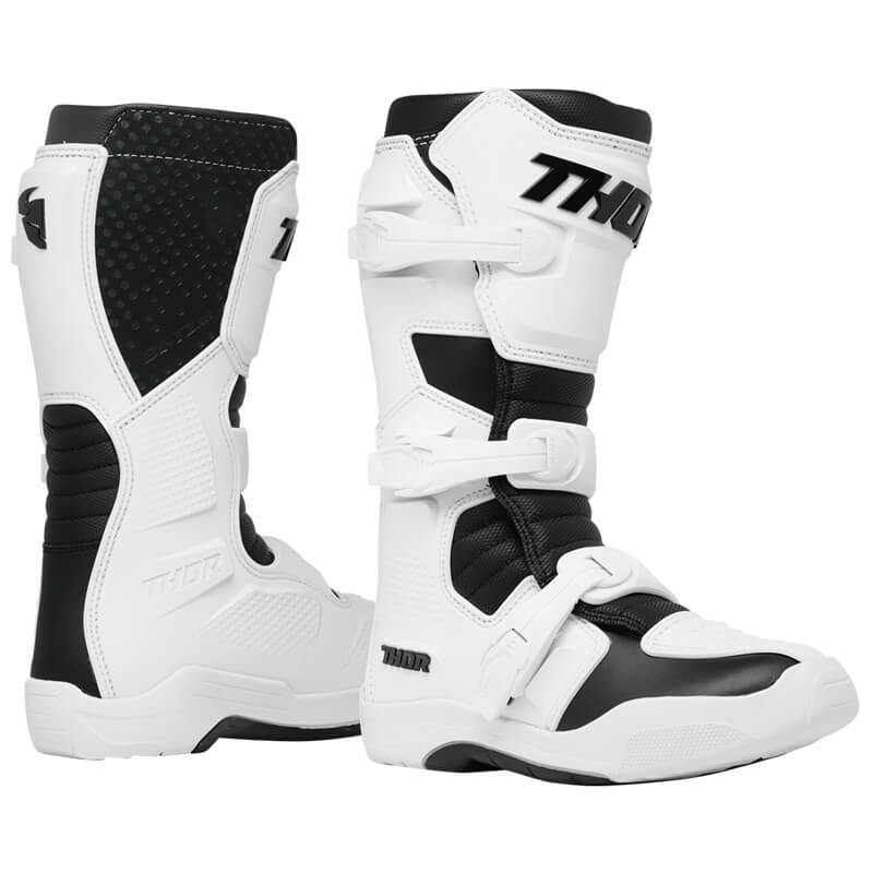 bottes femme thor mx blitz xr blanc 2025