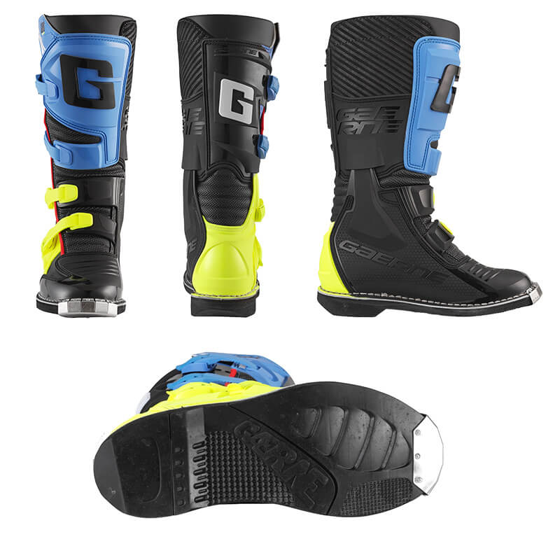 bottes gaerna gxj jaune bleu sx