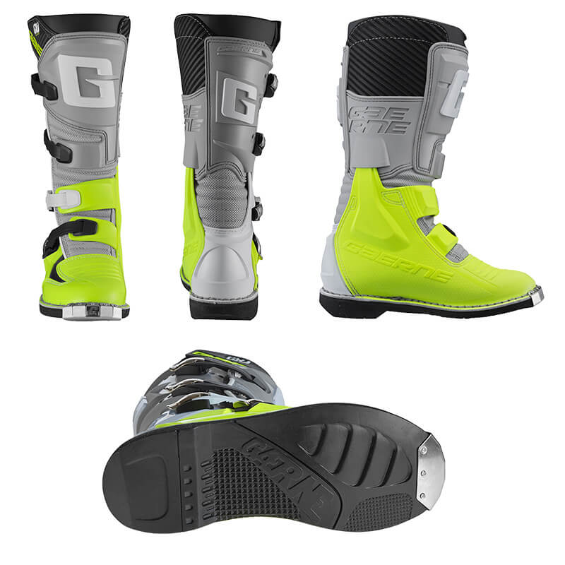 bottes gaerna gxj jaune gris cross