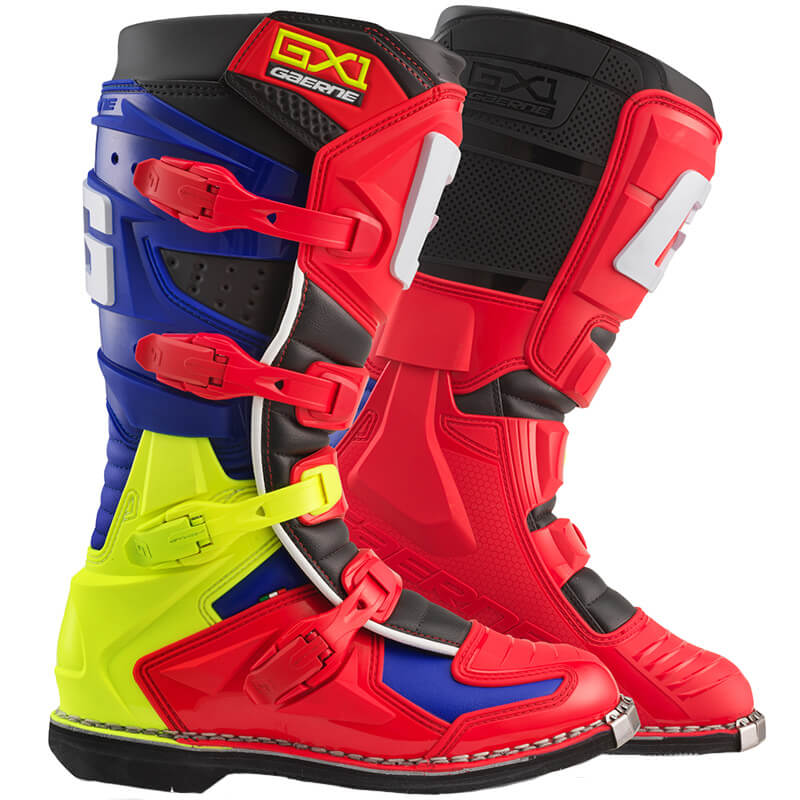 bottes gaerne GX1 red multi cross