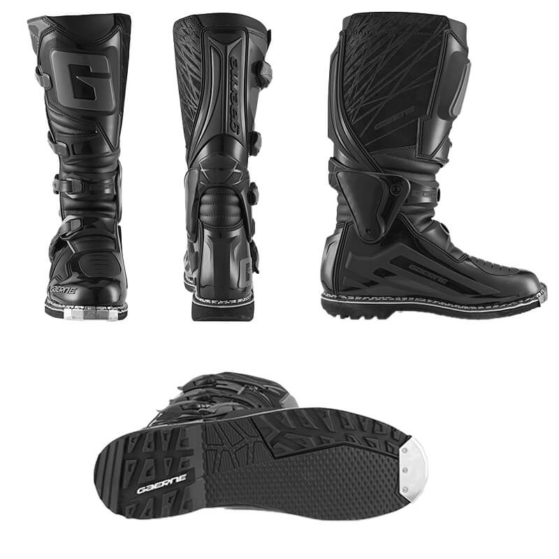 bottes gaerne fastback endurance noir gris mx